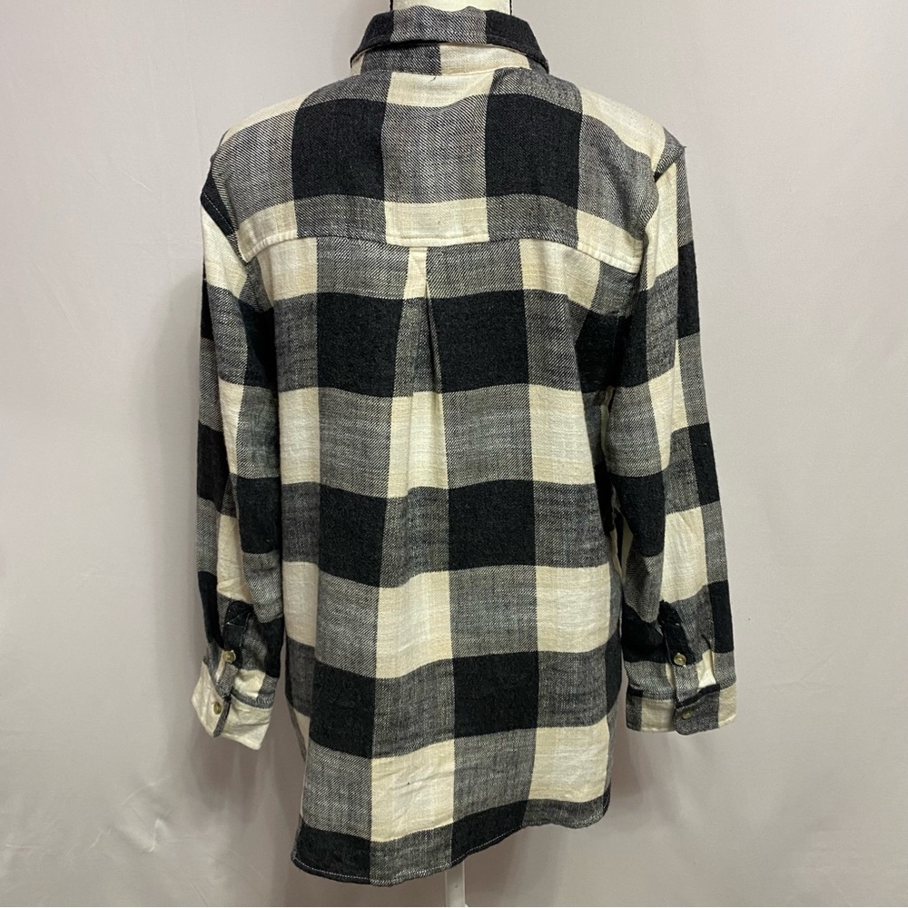 NWT American Eagle Boyfriend Fit Amazingly Soft  Flannel Shirt Size S #1358 - Picture 4 of 12